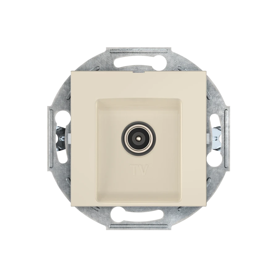CADUCEUS ALING PRESTIGE Flush-mounted antenna TV/FM single socket, beige, art. 6012I.9 (mechanism)
