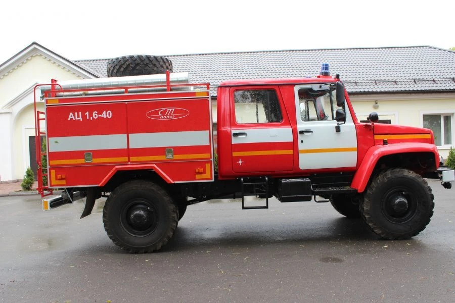 Fire tanker truck ?? 1,6-40 (33088), type 4344?3, on chassis GAZ 33088