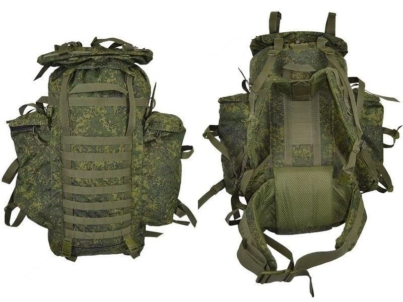 Raid backpack (60+20L) with camouflage pouch