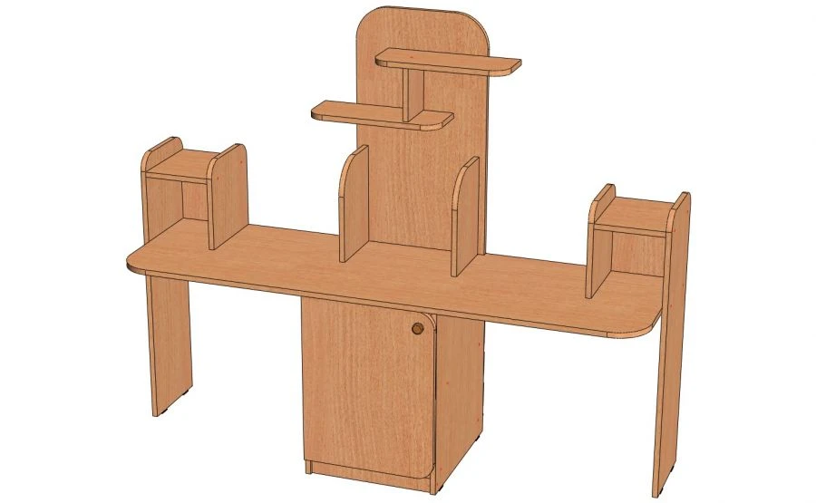 Shelving unit "Creative Corner-2". Model: UT-2