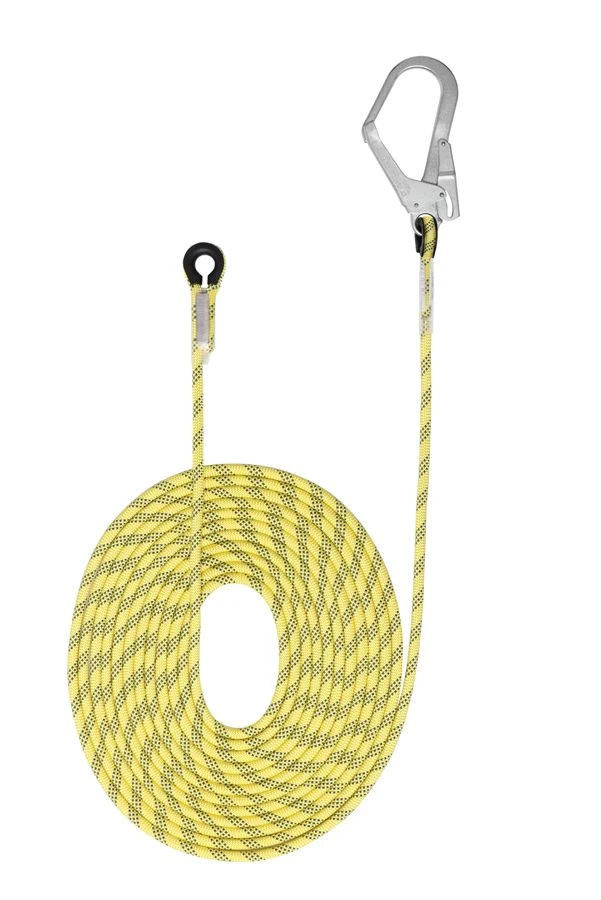 Flexible anchor line "Ankerline 11" with carabiner "Steel mounting", article number vnt 094