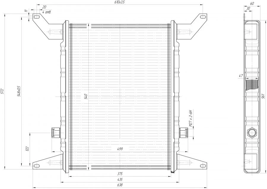 Oil radiator TO-28A.1013.100-01