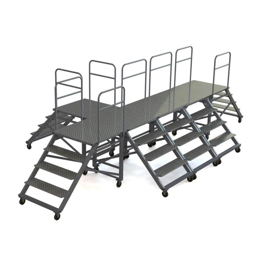 Aluminium LSA-1000-180 working platform made of mobile modules