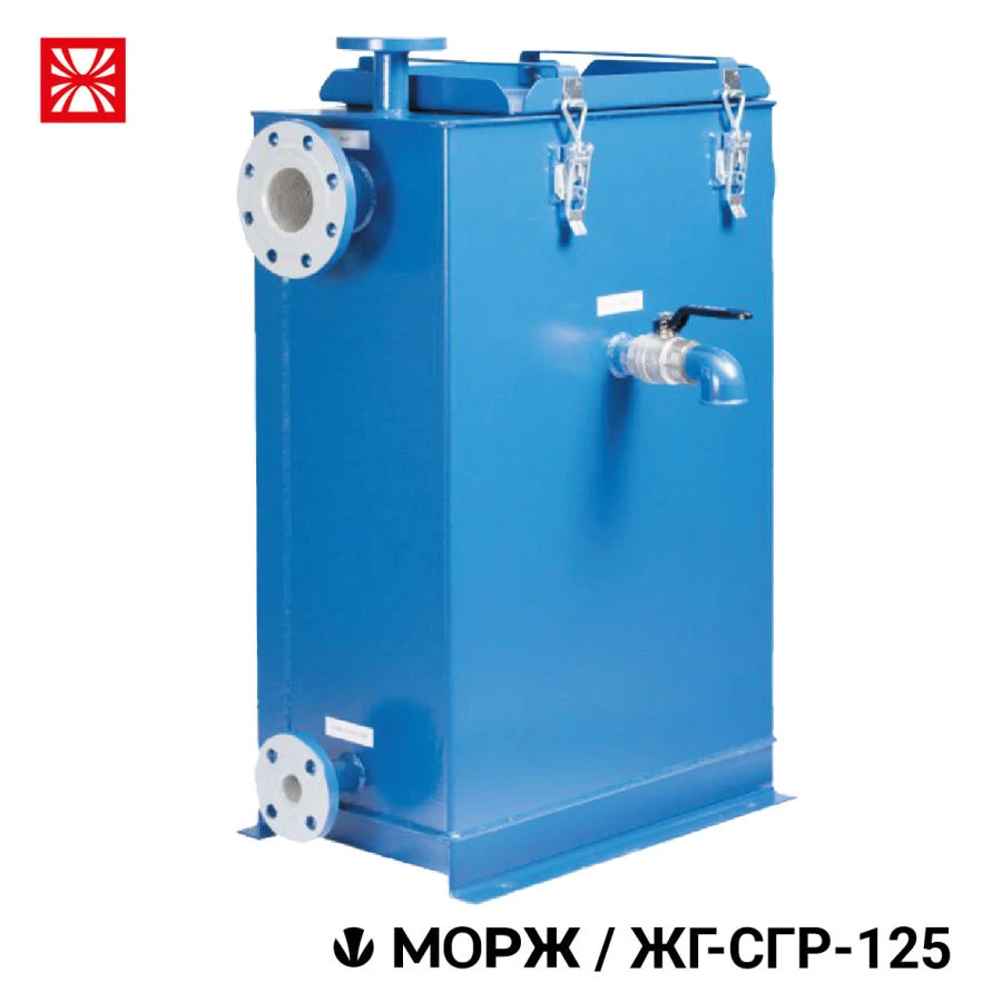 Gravity grease separator for galley effluent treatment "MORZH-SGR / ZH-SGR-125" automatically controlled