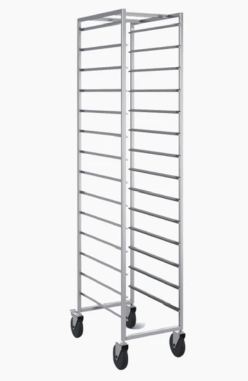 Stud trolley for GN1/1 gastronorms, 12 levels (AISI 304)