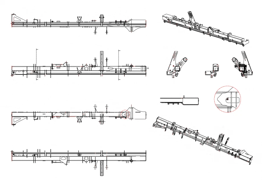 218038, CIT 12001 FRAME RIGHT. (02/K5)