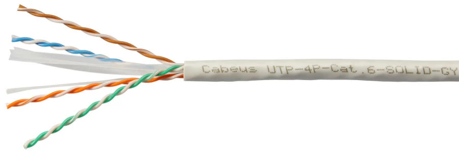 CABEUS SIMMETRIC CABLE FOR DIGITAL TRANSMISSION SYSTEMS Cabeus Twisted Pair U/UTP Cable, Category 6