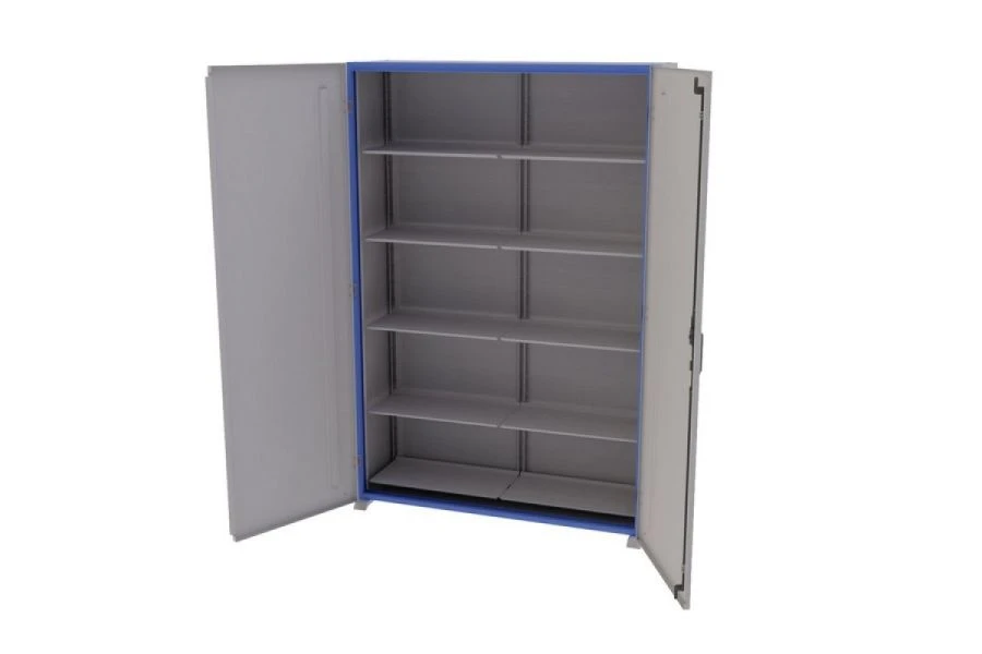 Metal tool cabinet with shelves WS.50.12040.180-01 (WxHxH) 1260x400x1880 mm