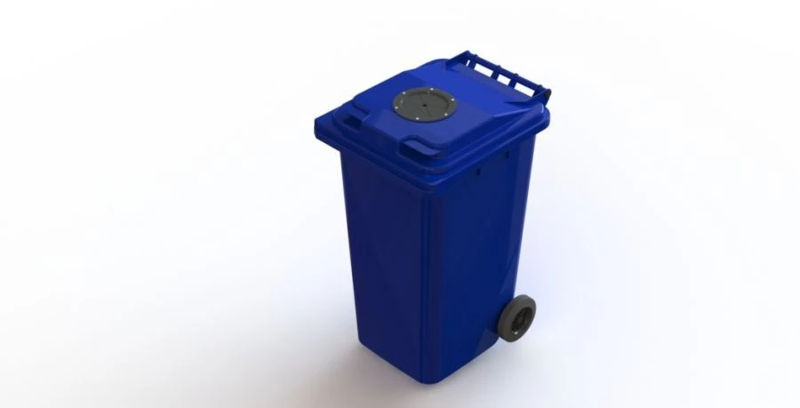 Mobile dustbin 240l Art.24.C29.V/1 (20.802.60.PE; 21.052.60.V/1)