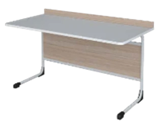 Pupil's table two-seater chemical without plumbing AGAT 01.09.02