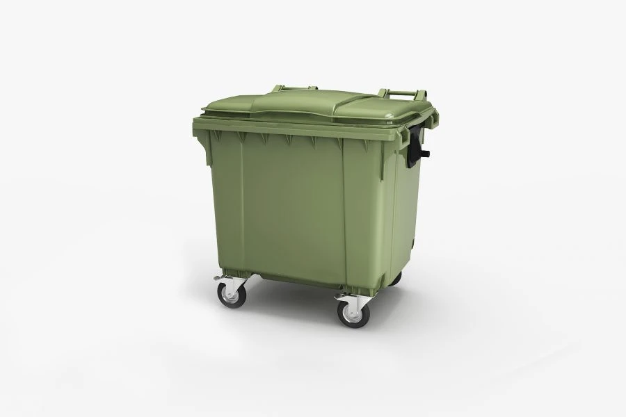 Mobile waste bin 1100l Art.22.C19 (20.800.70.PE; 21.050.70.PE)