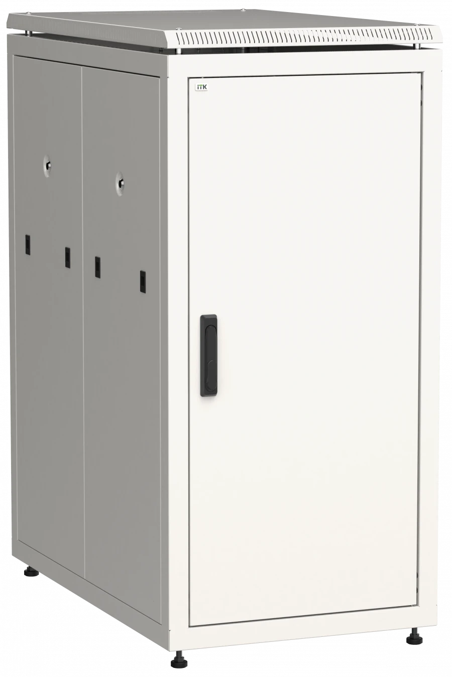 LN35-24U61-MM ITK Network cabinet 19" LINEA N 24U 600x1000 mm metal door grey