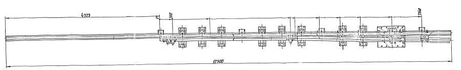 Frame rail with shank of P50 type (project SP431-10/-11)