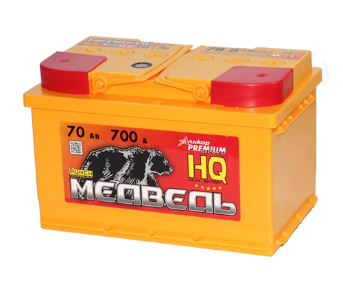 Lead battery for starting piston engines 6ST-70VLA EFB LB3 "Bear"