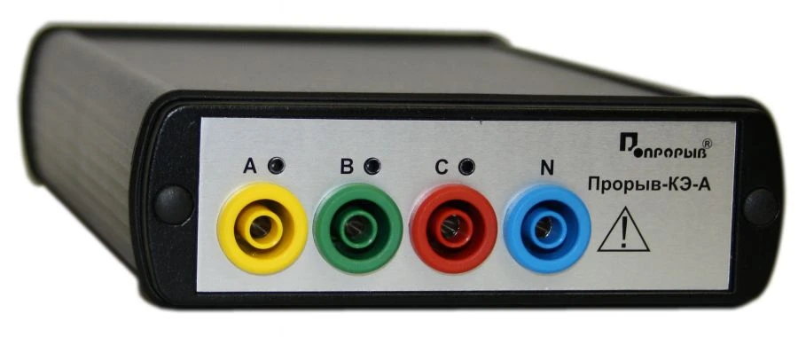 Device for measuring electric energy quality indicators "Breakthrough", model "Breakthrough-KE-A EI"