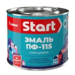 PF-115 "Start" Enamel Paint for Metal and Wood Surfaces