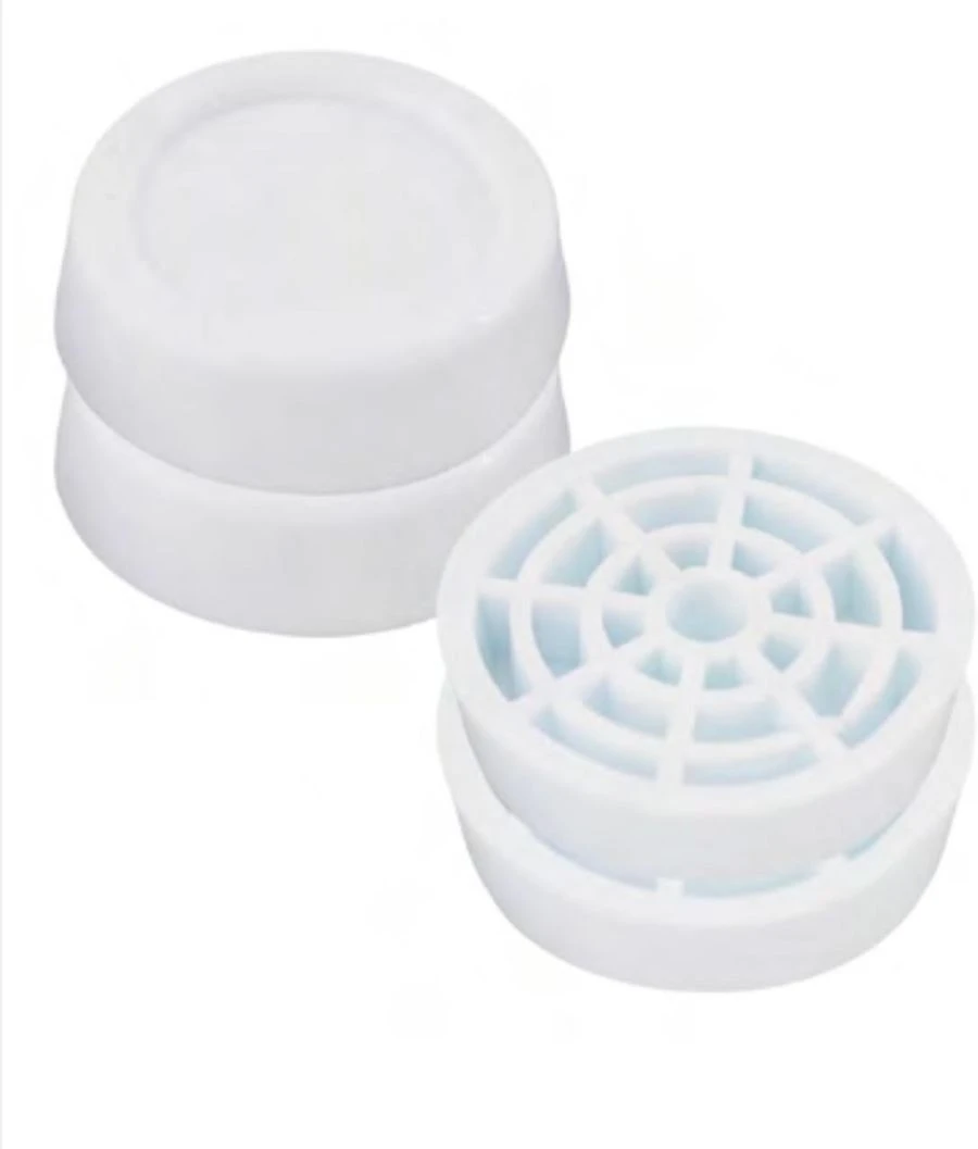 Vibration supports universal (4 pcs.) white, round
