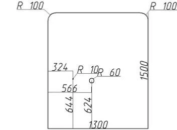 Transparent glass partition without tinting