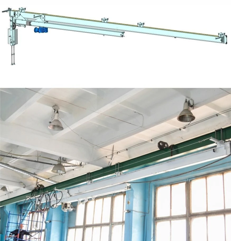 Lifting device with load capacity 250 kg with extendable beam
