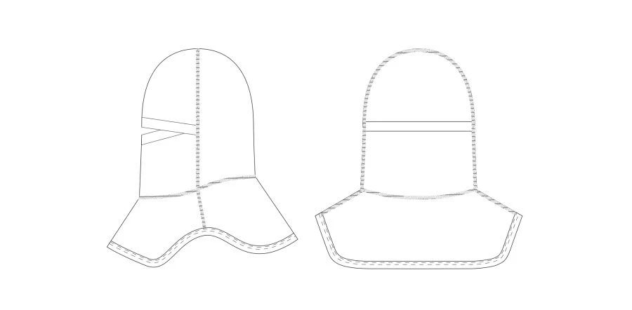 Fireman's heat-resistant fireman's helmet "S-Armor" type 7
