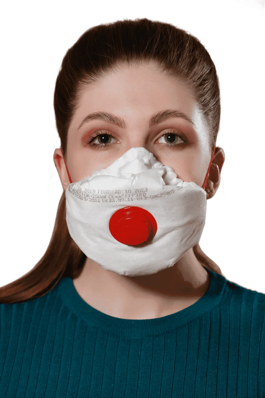 Filtering half-mask for protection against aerosols with additional protection against vapours and gases - respirator "Lepestok-