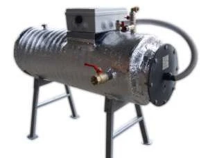 Fuel preparation module for liquid fuel burners, boiler houses (flow heater explosion-proof one-section)