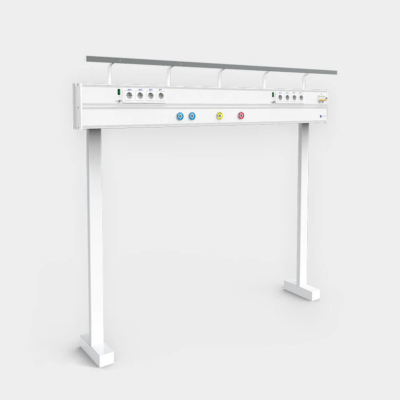 Medical consoles KR-01 with accessories, version variant: floor type KR-01 (A)