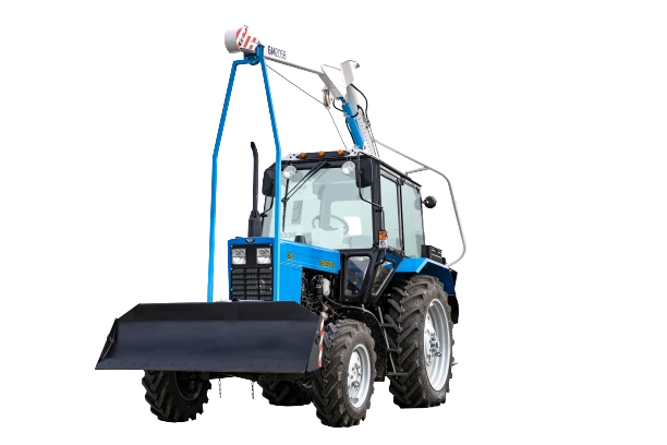 Drilling and crane machines BM-205D modification BM-205D on the basis of tractor Belarus-82.1