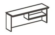 Shelves of "Style B" series