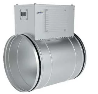 Electric duct heater for circular ducts with built-in control system Kanal-ECV-K-C1 (C2)