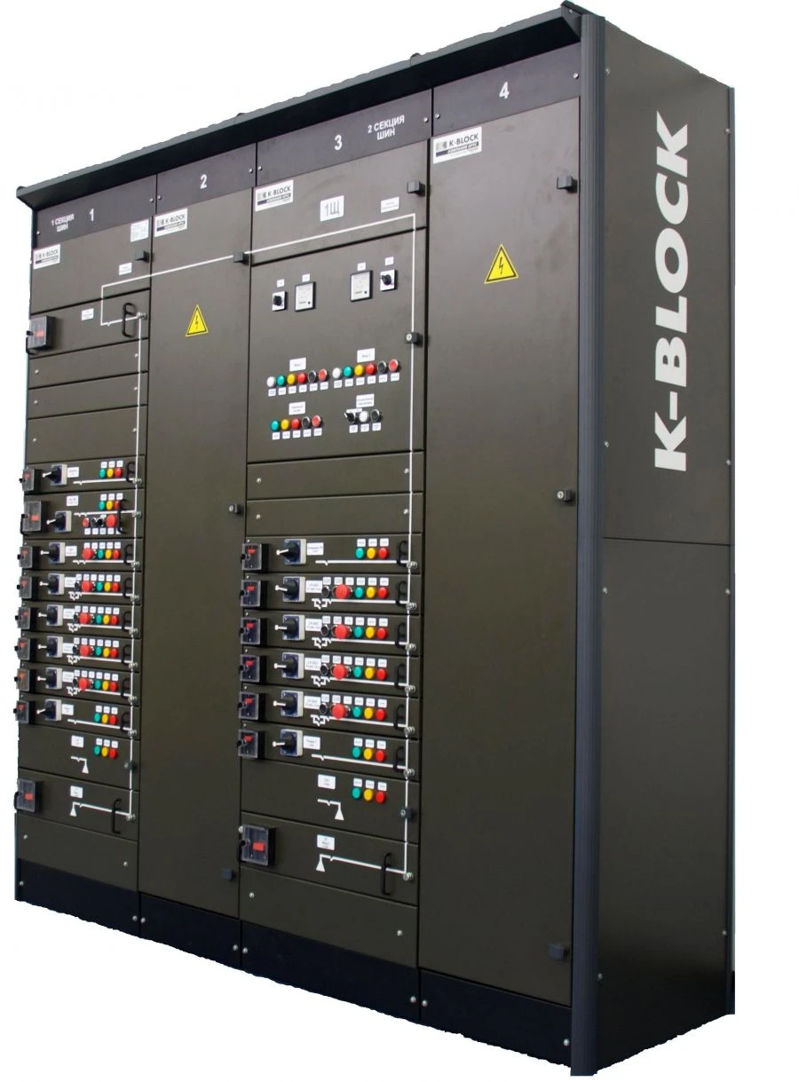 Low-voltage complete devices of K-BLOCK type