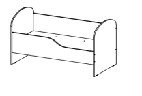 Children's bed with sides (Trade mark Alliance-S)