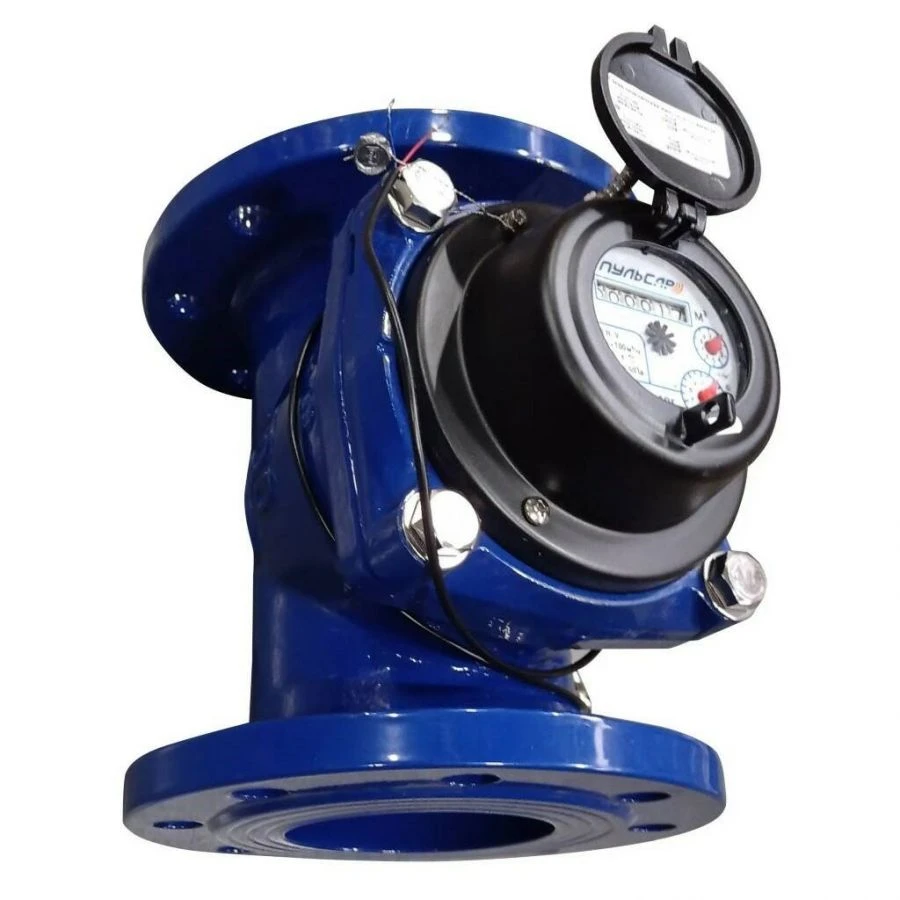 عداد المياه التوربيني مع سجل بلاستيكي