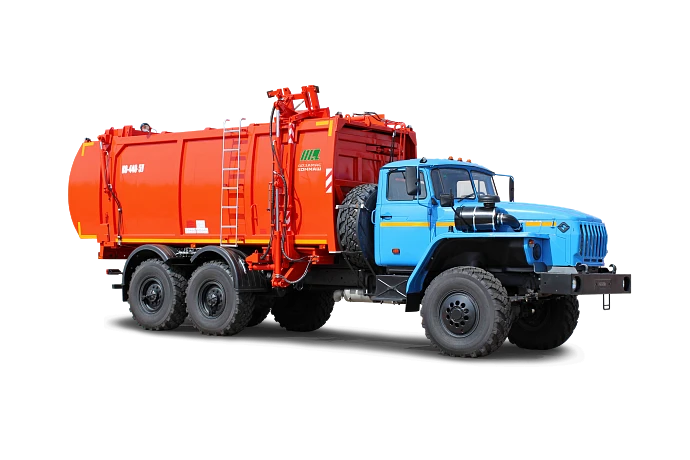 Garbage truck KO-440-5U, type KO-440-5U, basic chassis: Ural-4320-1951-60, Ural-4320-1951-62, Ural-4320-1951-70, Ural-4320-1951-