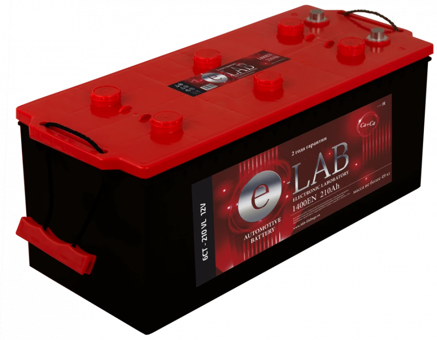 Lead battery for starting piston engines 6ST-210 "ELAB"