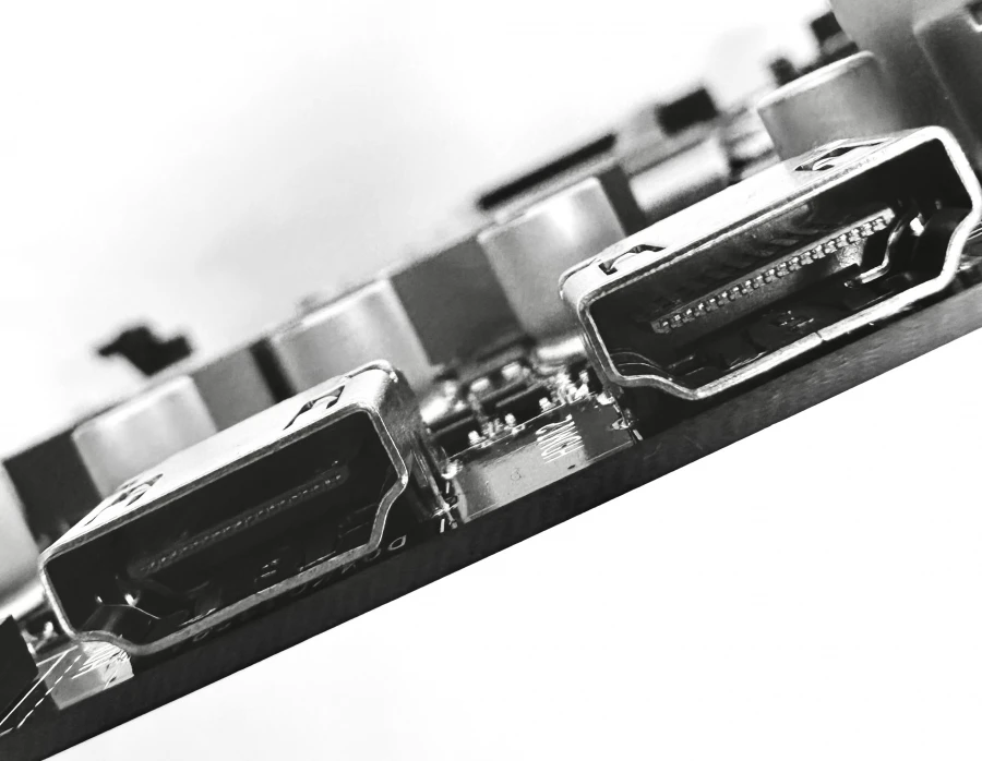 LCD matrix controller board (scaler) for video signal formation of BESHTAU AXH-1 monoblock, BERT.442221.015-001
