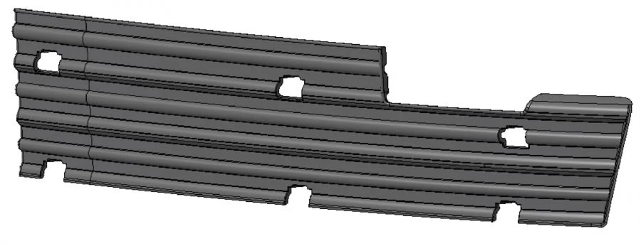 Air inlet gate 98109664HT