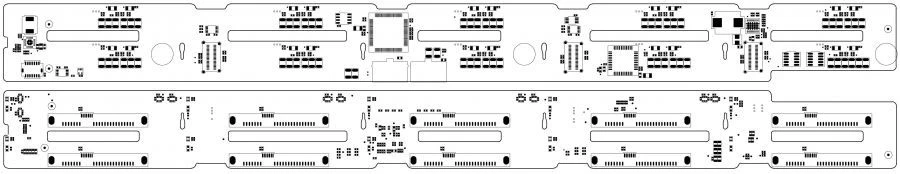 Disc expansion module 10xSFF YADRV.469555.060