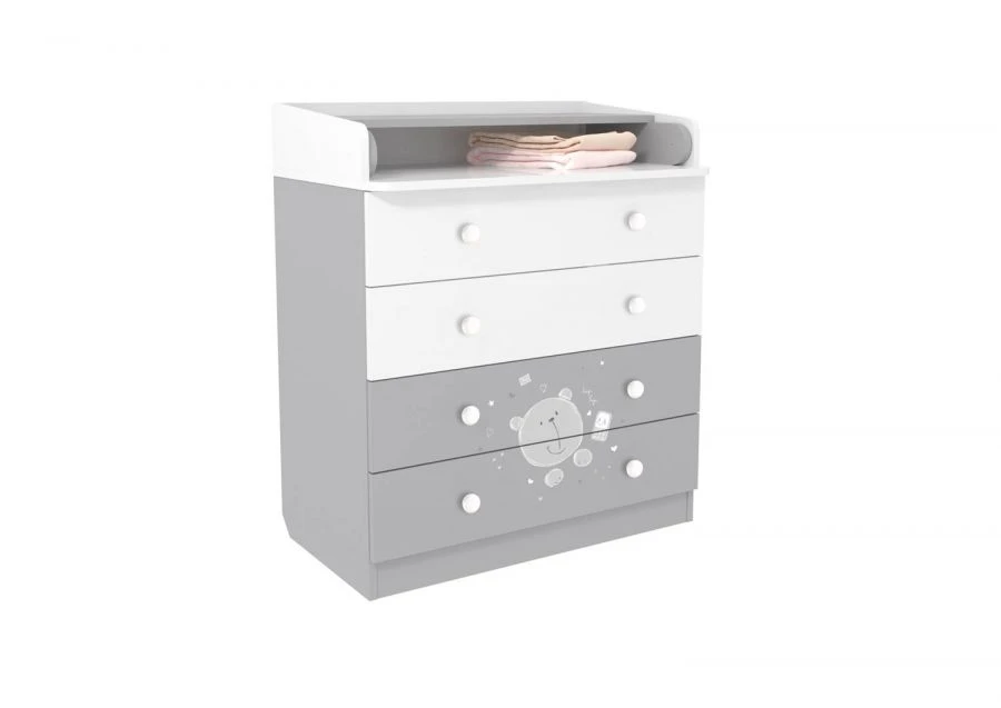 Polini kids French 1580 chest of drawers, Teddy,