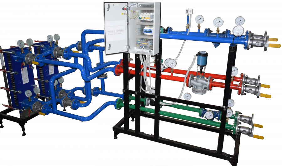 Block-modular individual heat regulation units (IHU)