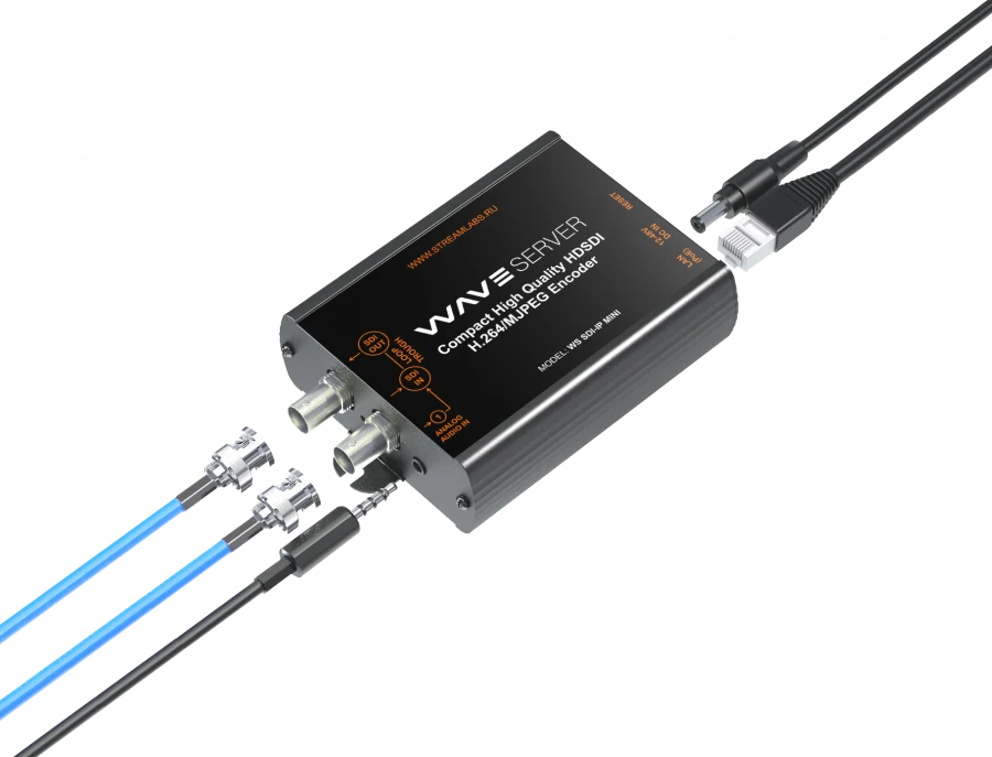 Compact single channel WaveServer VCL-SDI MINI signal encoder