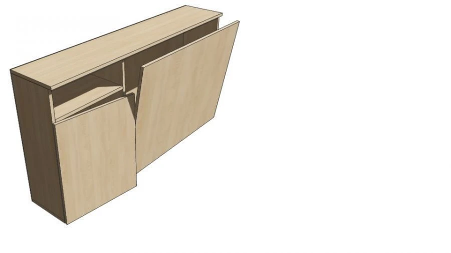 Whiteboard cabinet TP-1