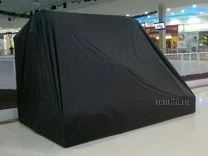 Waterproof cover made of multilayer barrier fabric with polyurethane and/or polyvinylchloride coating. Trade mark "Tr