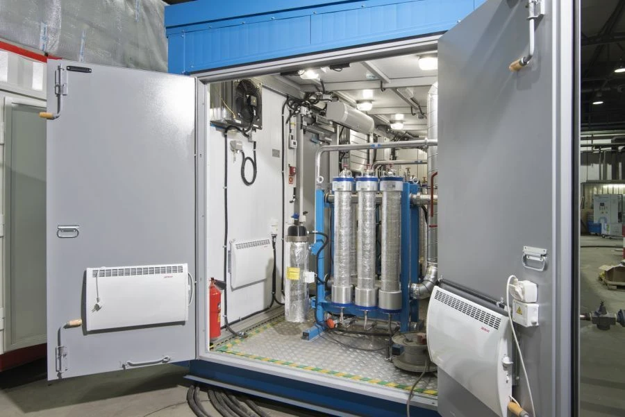 MA model gas separation equipment; with main product throughput from 5 to 5000 nm3/hour and purity of target product.