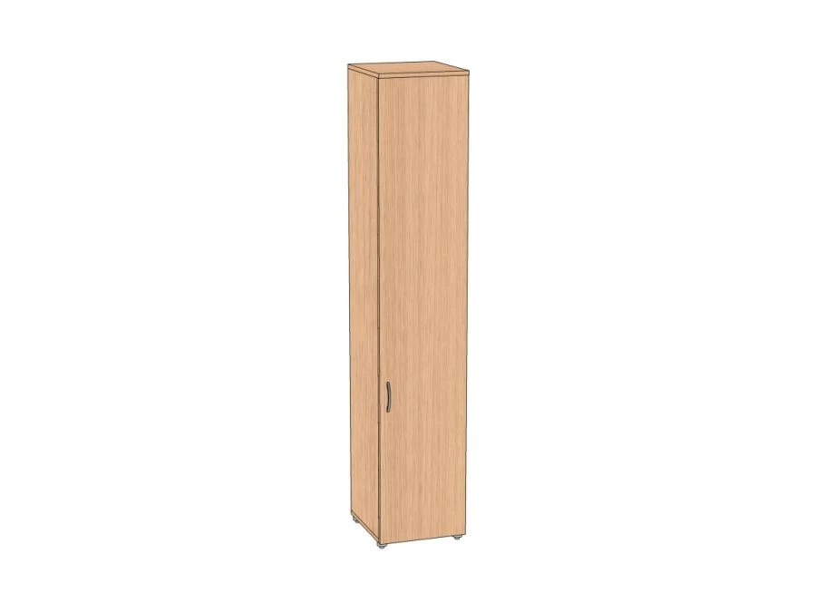 Document cabinet, single-door, narrow 350*383*1830 mm ASHD-35