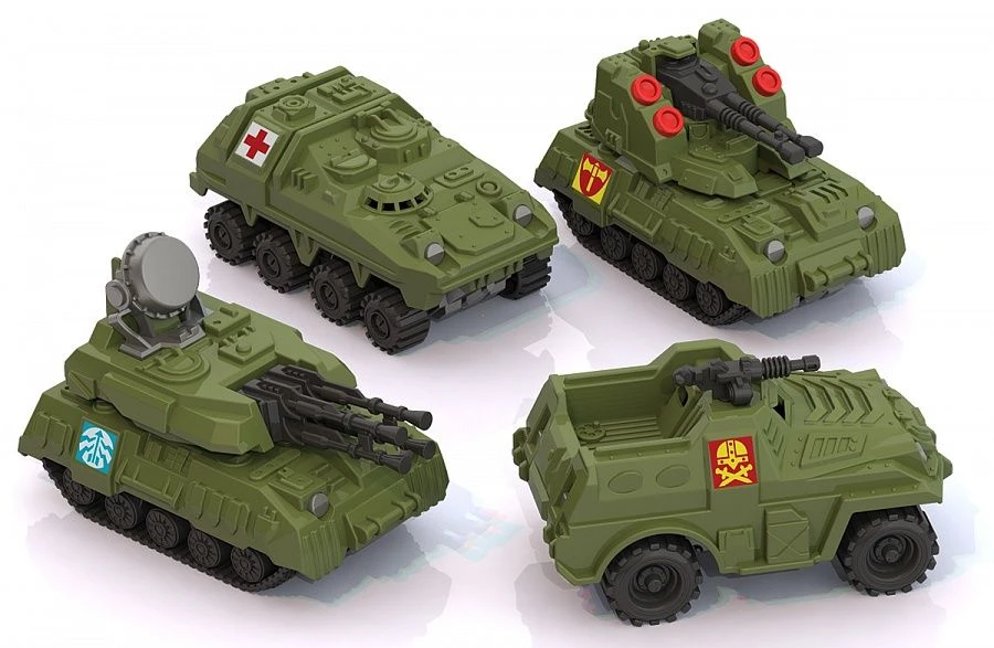 Military mini series 4 pcs (in blister)