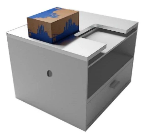 Universal barrier for receiving parcels for MSH C