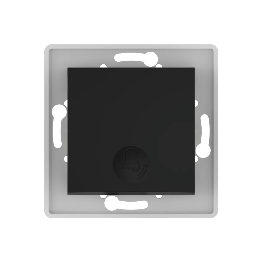 CADUCEUS ALING PRESTIGE Flush-mounted push-button switch for roller shutters 10A, 250V~ , black (soft touch), article no. 6010.E