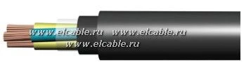 Polyvinylchloride insulated rubber sheathed marine cable KNREK