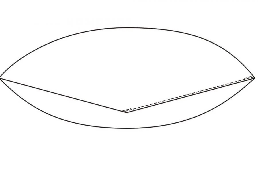 Pillow with synthetic fibre filling